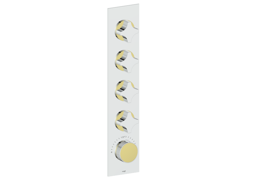 Crescent / Brushed Gold