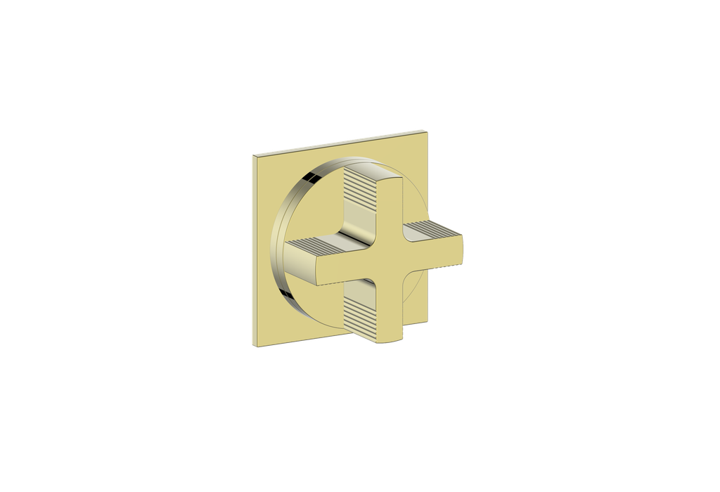 Cross / Brushed Gold