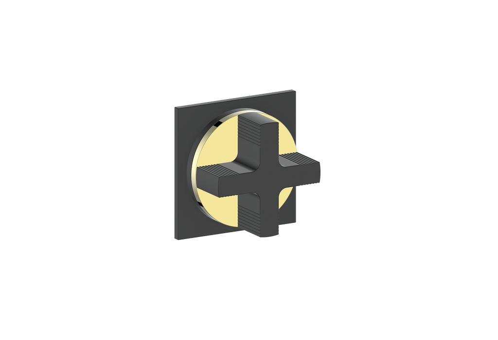 Cross / Brushed Gold