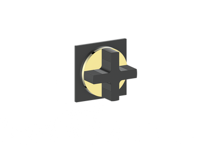 Cross / Brushed Gold