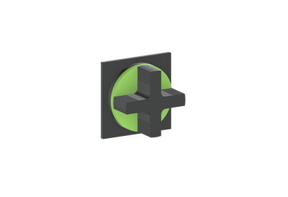Cross / Lime Green