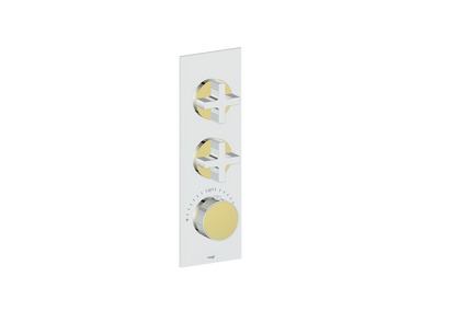 Cross / Brushed Gold