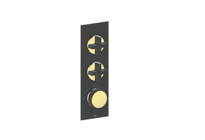 Cross / Brushed Gold