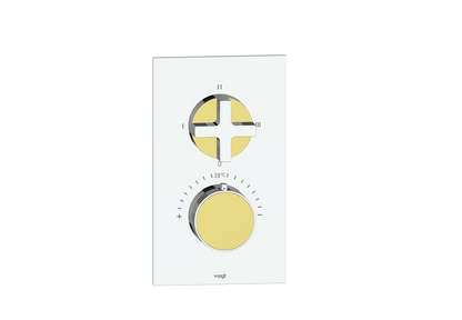 Cross / Brushed Gold