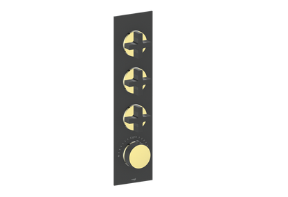 Cross / Brushed Gold