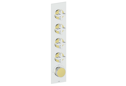 Cross / Brushed Gold