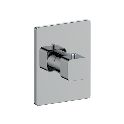 Vogt Niveau Trim for 3/4" Thermostatic Valve in Polished Chrome - TM.NU.140