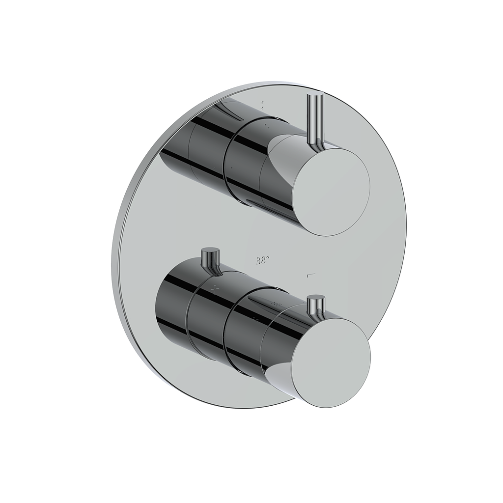 Vogt Wörgl Trim For 1/2” Thermostatic Valve With 2-Way Diverter - TM.WL.220