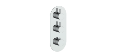 Vogt Wörgl Trim For 3/4" High-Flow Thermostatic Valve With 2 Volume Controls - TM.WL.250