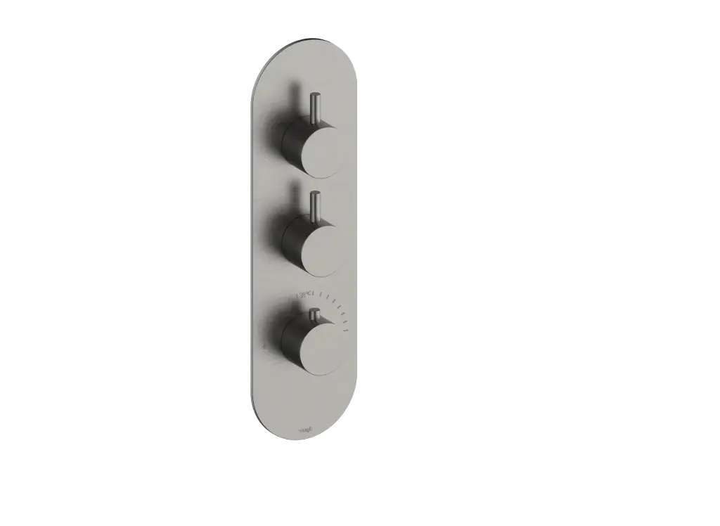 Vogt Wörgl Trim For 3/4" High-Flow Thermostatic Valve With 2 Volume Controls - TM.WL.250