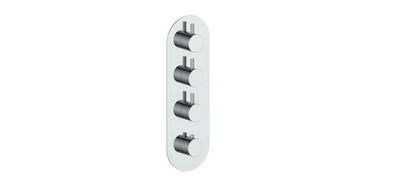 Vogt Wörgl Trim For 3/4" High-Flow Thermostatic Valve With 3 Volume Controls - TM.WL.350