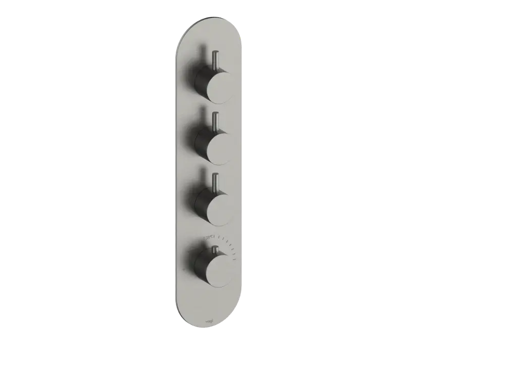 Vogt Wörgl Trim For 3/4" High-Flow Thermostatic Valve With 3 Volume Controls - TM.WL.350