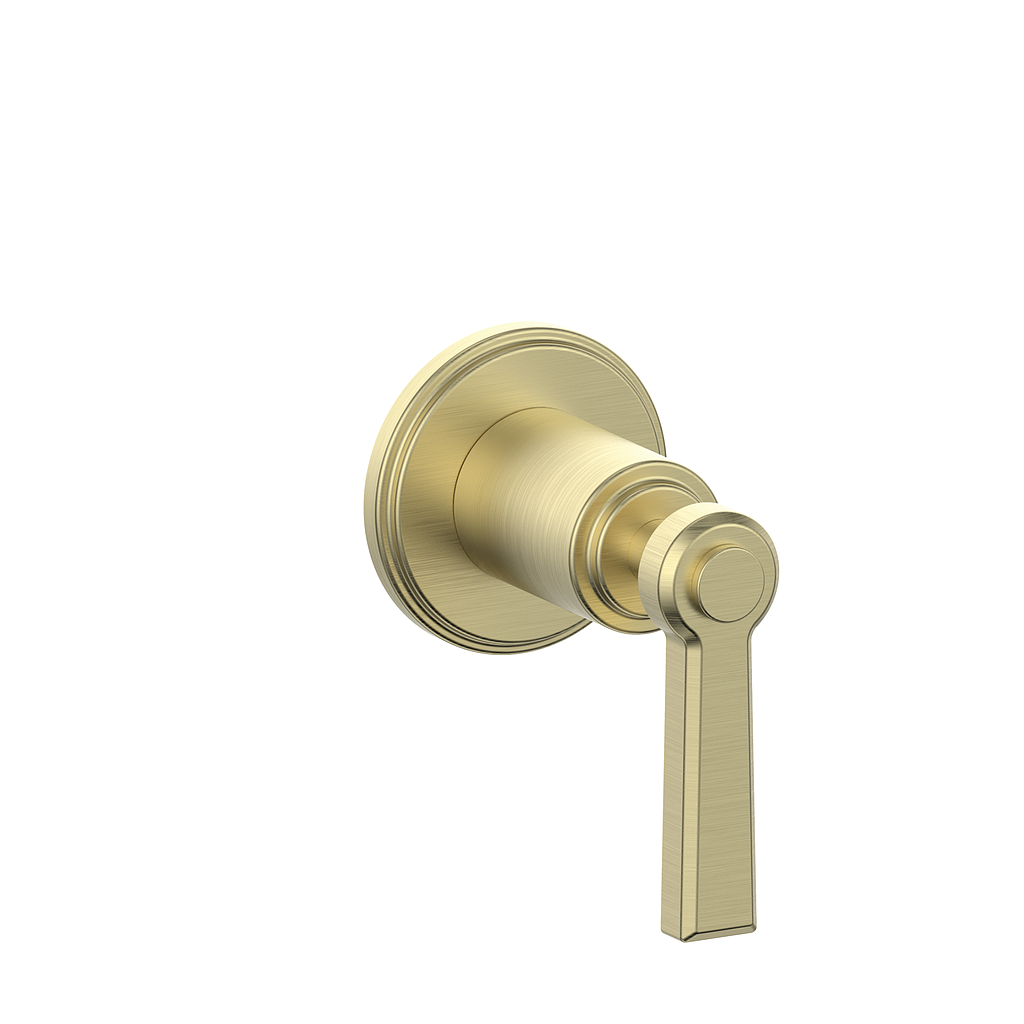Vogt Zehn Trim for 3/4" Volume Control, Lever Handle - Brushed Gold (TM.Z1.01.BG)