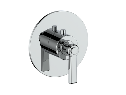 Vogt Zehn Trim for 3/4" High-Flow Thermostatic Valve, Lever Handle - Polished Chrome (TM.Z1.150.CC)