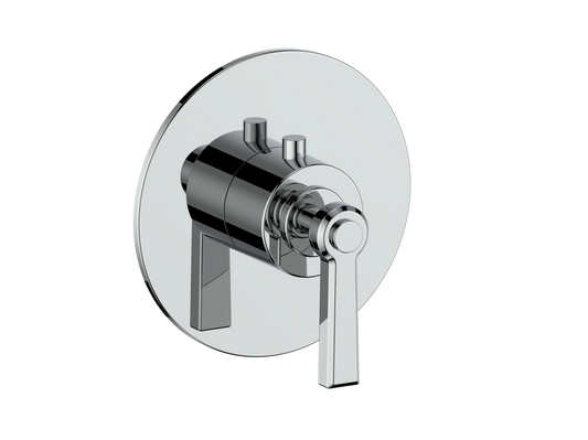Vogt Zehn Trim for 3/4" High-Flow Thermostatic Valve, Lever Handle - Polished Chrome (TM.Z1.150.CC)