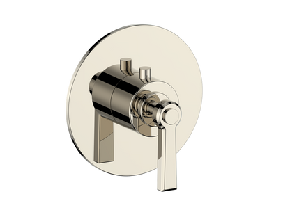 Vogt Zehn Trim for 3/4" High-Flow Thermostatic Valve, Lever Handle - Polished Nickel (TM.Z1.150.PN)