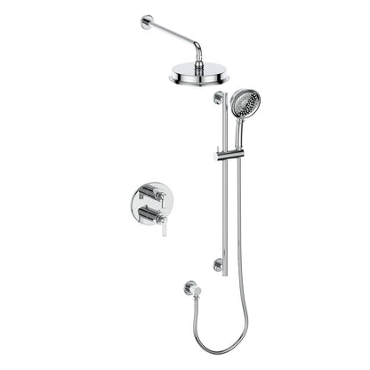 Vogt Zehn 2-Way Thermostatic Shower System Trim in Polished Chrome – TM.Z1.220.210.CC
