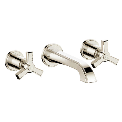 Vogt Zehn Wall Mount Lavatory Faucet Trim in Polished Nickel – TM.Z3.1500.PN