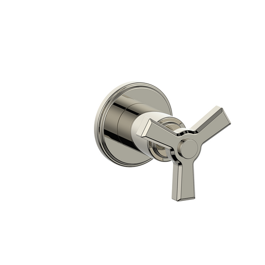 Vogt Zehn Trim for 3/4" 2-Way Diverter, 3-Spoke Handle - Polished Nickel (TM.Z3.20.PN)