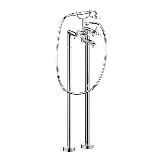 Vogt Zehn Floor Mount Tub Filler Trim in Polished Chrome – TM.Z3.2100.CC