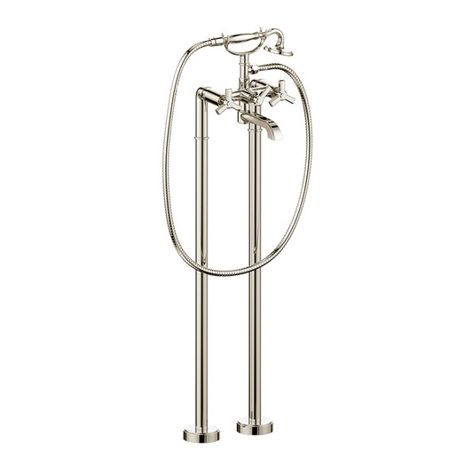 Vogt Zehn Floor Mount Tub Filler Trim in Polished Nickel – TM.Z3.2100.PN