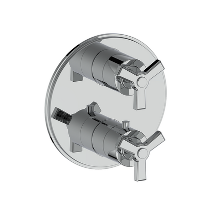 Vogt Zehn Trim for 3-Way Thermostatic Valve, 3-Spoke Handle - Polished Chrome (TM.Z3.320.CC)