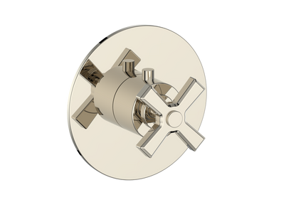 Vogt Zehn Trim for 3/4" High-Flow Thermostatic Valve, 4-Spoke Handle - Polished Nickel (TM.Z4.150.PN)