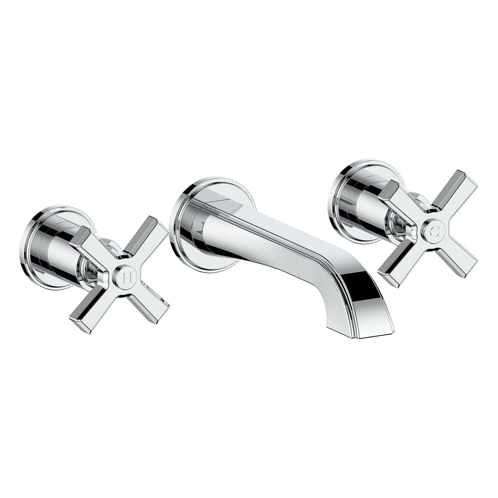 Vogt Zehn Wall Mount Lavatory Faucet Trim in Polished Chrome – TM.Z4.1500.CC