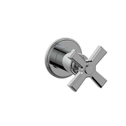 Vogt Zehn Trim for 3/4" 2-Way Diverter, 4-Spoke Handle - Polished Chrome (TM.Z4.20.CC)