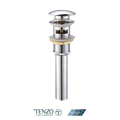 Tenzo Round Lavatory Drain With Overflow DR-OF-01-XX