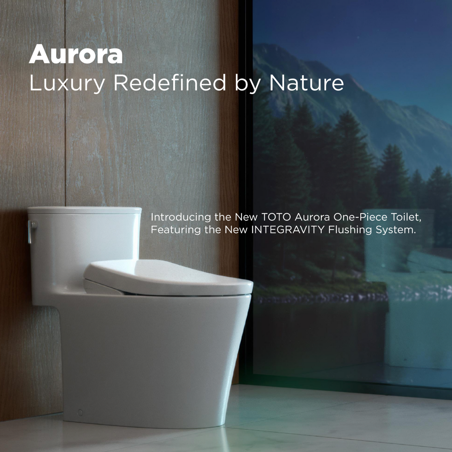 TOTO NEW 1G Aurora One-Piece Toilet - 1.0 GPF Universal, Height Washlet+ Connection