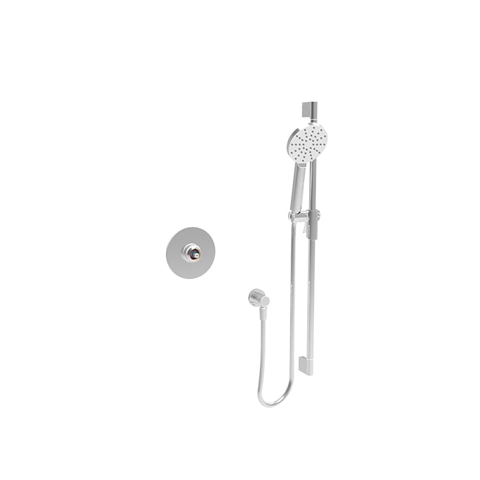 Baril Air B80 Pressure-Balanced Shower Kit Trim, Without Handle - Polished Chrome