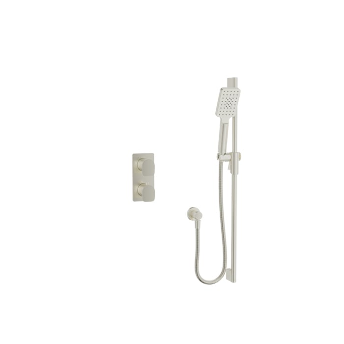 Baril Petite B04 Thermostatic PB Shower Kit Trim 1-Way Diverter - Brushed Nickel