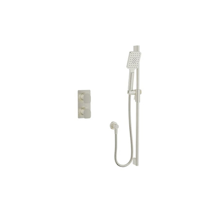 Baril Petite B04 Thermostatic PB Shower Kit Trim 1-Way Diverter - Brushed Nickel