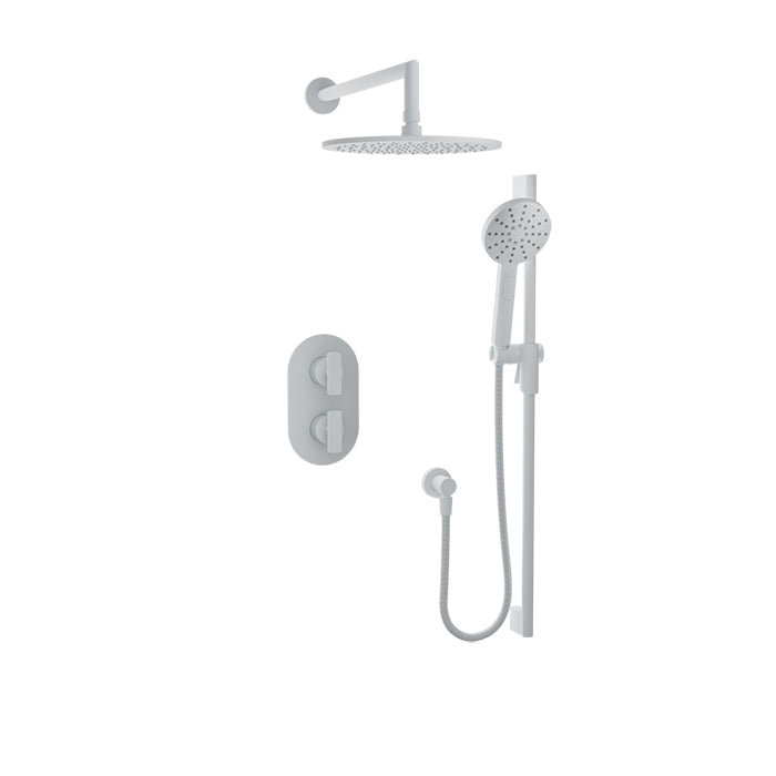 Baril TRO-4203-80 - White - handle option shown; handle kit and rough-in sold separately