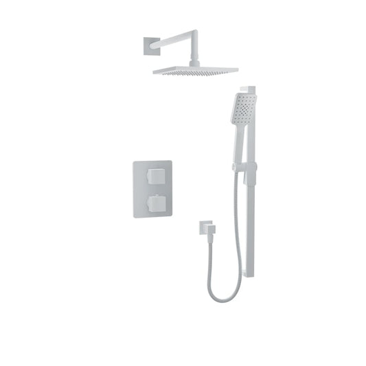 Baril Rec B05 Trim Only For Thermostatic Pressure-Balanced Shower Kit - White