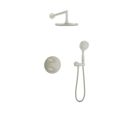 Baril Zip B66 Thermostatic Pressure-Balanced Shower Kit Trim - Brushed Nickel
