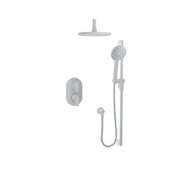 Baril TRR-2801-80 - White - shown with optional handle kit, sold separately; rough-in sold separately