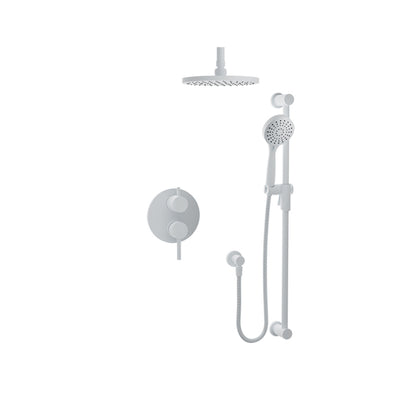 Baril Zip B66 Pressure-Balanced Shower Kit Trim - White