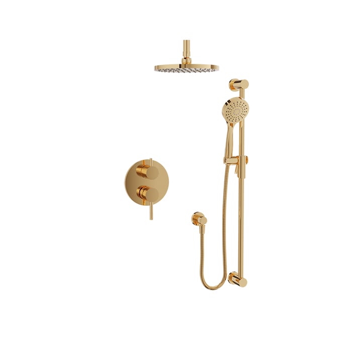 Baril Zip B66 Pressure-Balanced Shower Kit Trim - Gold