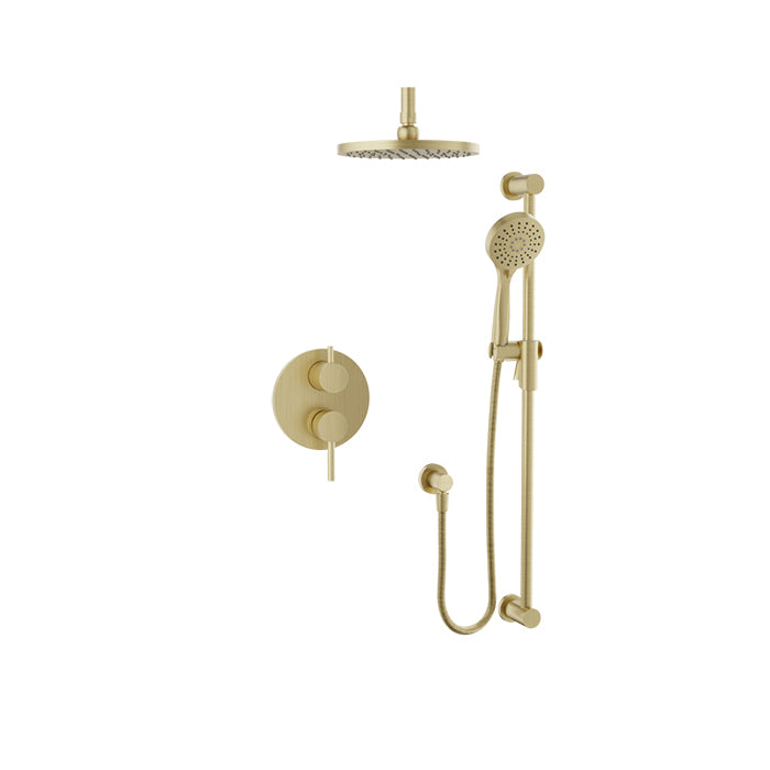 Baril Zip B66 Pressure-Balanced Shower Kit Trim - Satin Brass