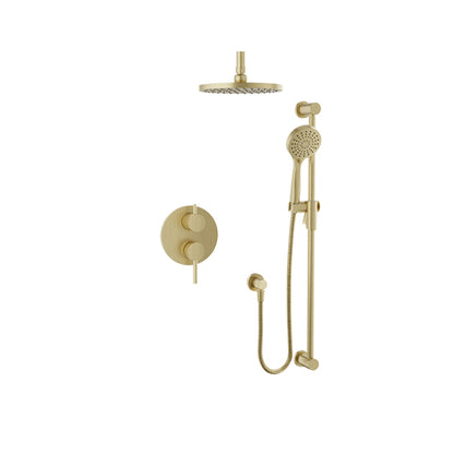 Baril Zip B66 Pressure-Balanced Shower Kit Trim - Satin Brass