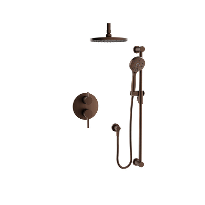 Baril Zip B66 Pressure-Balanced Shower Kit Trim - Venetian Bronze