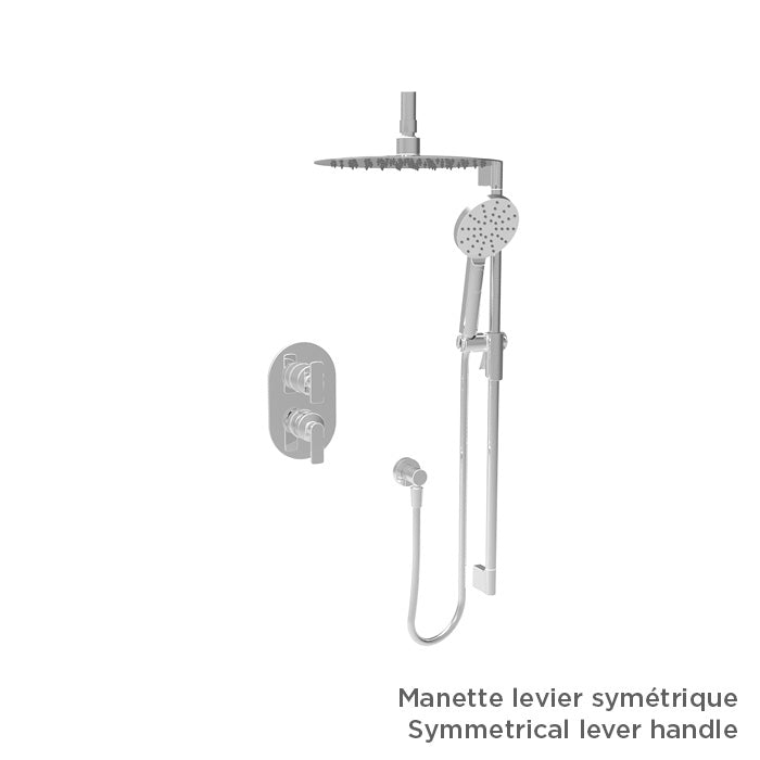 Baril TRR-2811-80 - Chrome - shown with optional M80-9180-34-CC handle kit, sold separately; rough-in sold separately