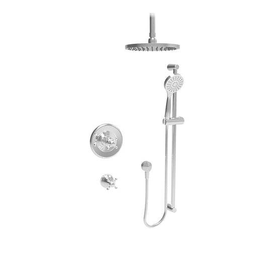 Baril Nautica B16 Trim Only For Complete Thermostatic Shower Kit - Polished Chrome