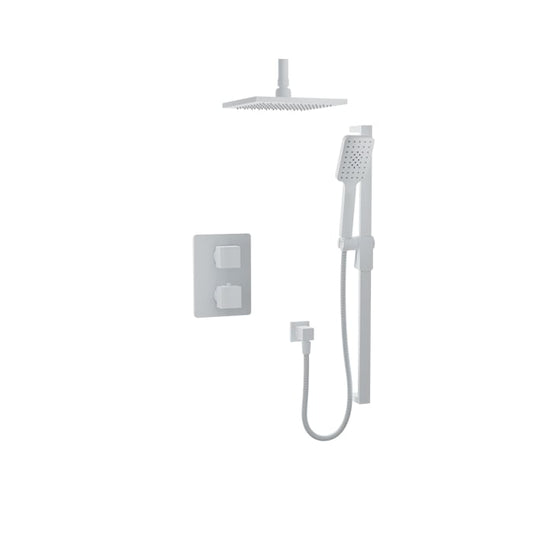 Baril Rec B05 Trim Only For Thermostatic Pressure-Balanced Shower Kit - White