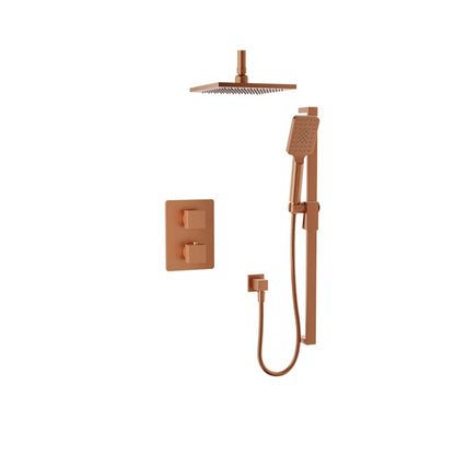 Baril Rec B05 Trim Only For Thermostatic Pressure-Balanced Shower Kit - Satin Copper