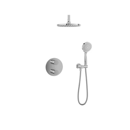 Baril Zip B66 Thermostatic Pressure-Balanced Shower Kit Trim - Polished Chrome