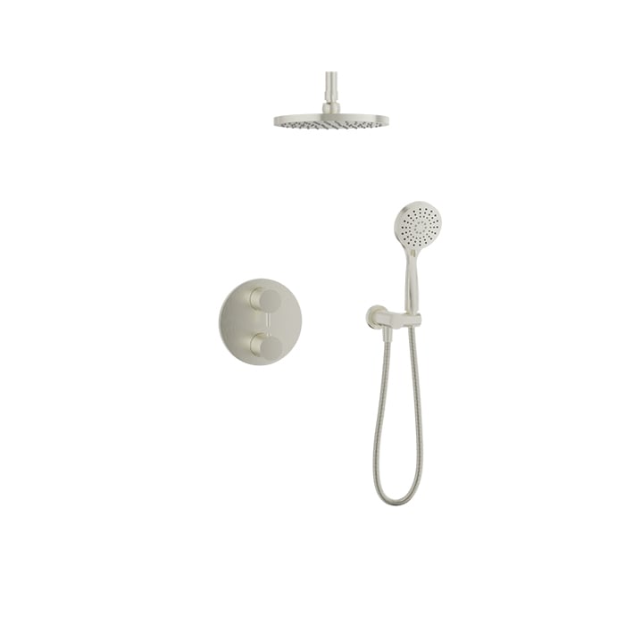Baril Zip B66 Thermostatic Pressure-Balanced Shower Kit Trim - Brushed Nickel