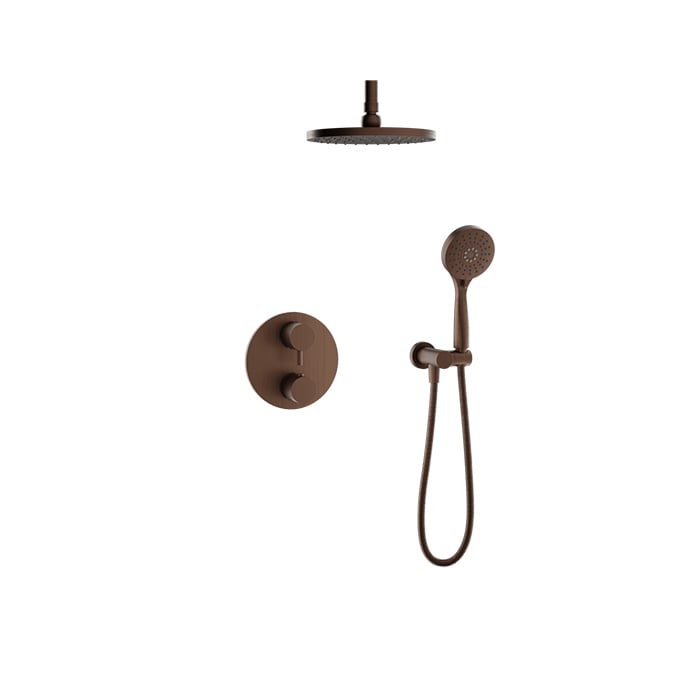 Baril Zip B66 Thermostatic Pressure-Balanced Shower Kit Trim - Venetian Bronze